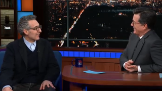 John Turturro shows Stephen Colbert his dance moves, including the Jesus